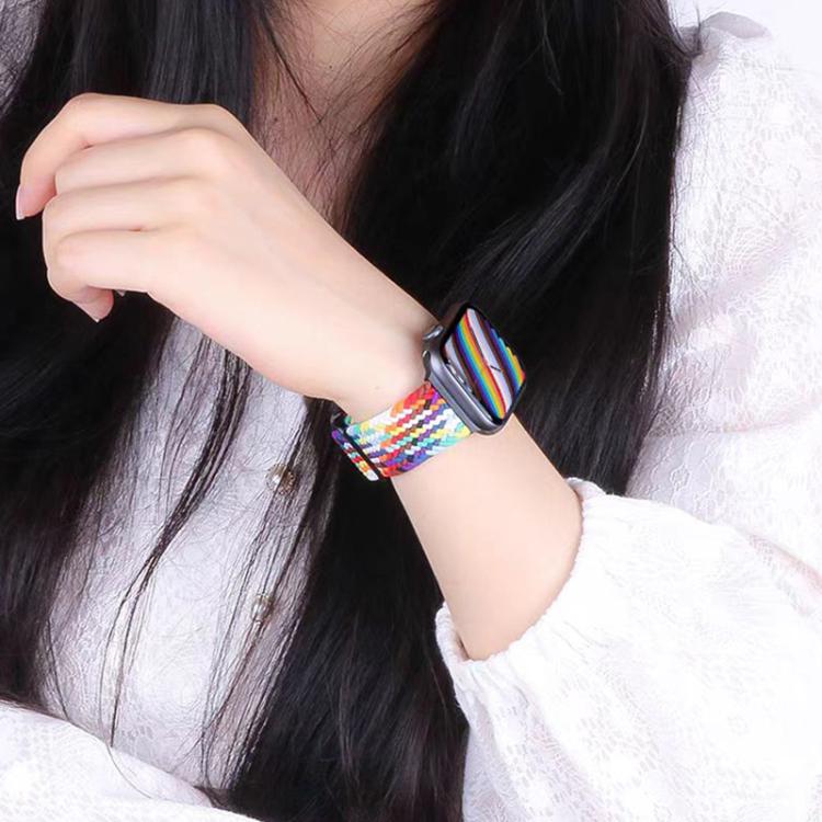 Dây đồng hồ nylon bện khóa trượt xDfind, Dành cho Apple Watch 42 / 44 / 45 / 46 / 49mm, Dành cho Apple Watch 38 / 40 / 41 / S11 42mm