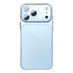 Ốp lưng điện thoại TPU lai acrylic mờ kèm phim bảo vệ ống kính, Dành cho iPhone 17 Pro Max, Dành cho iPhone 17 Pro