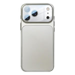 Ốp lưng điện thoại TPU lai acrylic mờ kèm phim bảo vệ ống kính, Dành cho iPhone 17 Pro Max, Dành cho iPhone 17 Pro