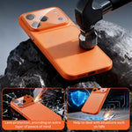 Ốp lưng điện thoại TPU lai acrylic mờ kèm phim bảo vệ ống kính, Dành cho iPhone 17 Pro Max, Dành cho iPhone 17 Pro