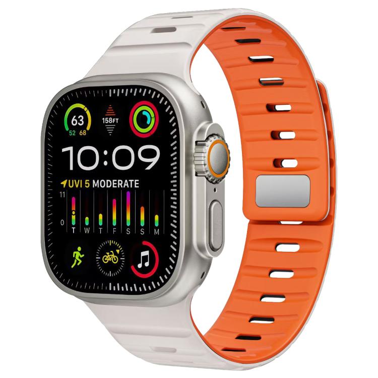 Dây đồng hồ silicone xDfind khóa nam châm Norman, cho Apple Watch 42 / 44 / 45 / 46 / 49mm, cho Apple Watch 38 / 40 / 41 / S11 42mm