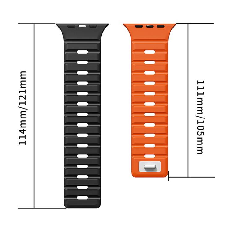 Dây đồng hồ silicone xDfind khóa nam châm Norman, cho Apple Watch 42 / 44 / 45 / 46 / 49mm, cho Apple Watch 38 / 40 / 41 / S11 42mm