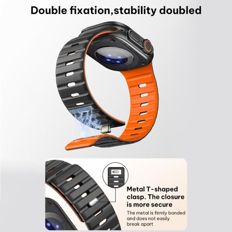 Dây đồng hồ silicone xDfind khóa nam châm Norman, cho Apple Watch 42 / 44 / 45 / 46 / 49mm, cho Apple Watch 38 / 40 / 41 / S11 42mm
