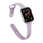 Dây đồng hồ silicone xDfind khóa ngược eo nhỏ, cho Apple Watch 38 / 40 / 41 / S11 42mm