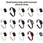 Dây đồng hồ silicone xDfind khóa ngược eo nhỏ, cho Apple Watch 38 / 40 / 41 / S11 42mm
