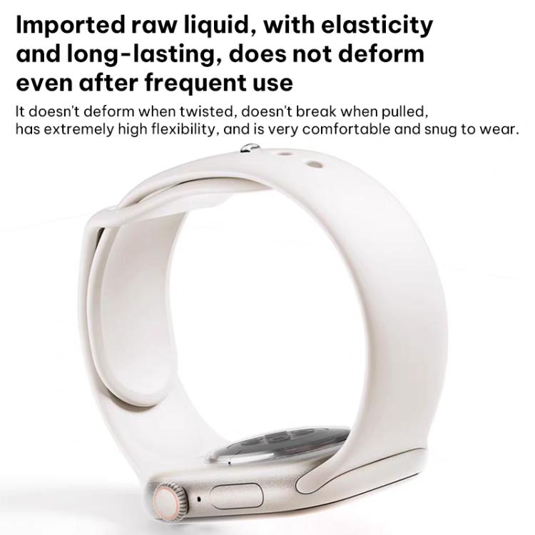 Dây đồng hồ silicone xDfind khóa ngược eo nhỏ, cho Apple Watch 38 / 40 / 41 / S11 42mm