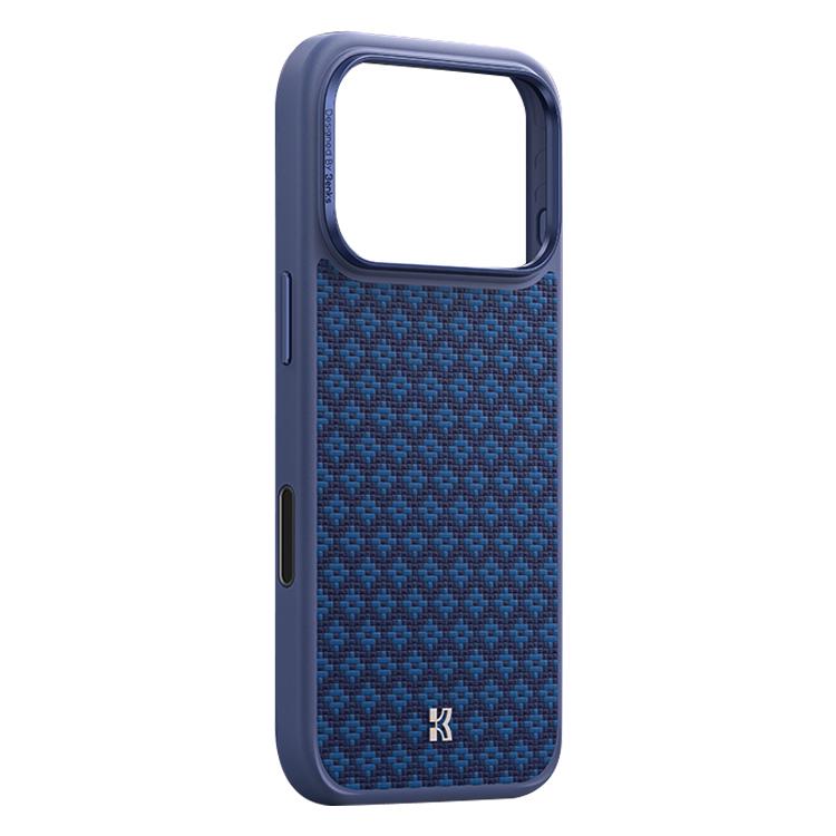 Ốp lưng điện thoại chống sốc Benks Y3 họa tiết kim cương Kevlar có nam châm, Dành cho iPhone 17 Pro Max, Dành cho iPhone 17 Pro