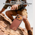 Ốp lưng điện thoại chống sốc Benks Y3 họa tiết kim cương Kevlar có nam châm, Dành cho iPhone 17 Pro Max, Dành cho iPhone 17 Pro