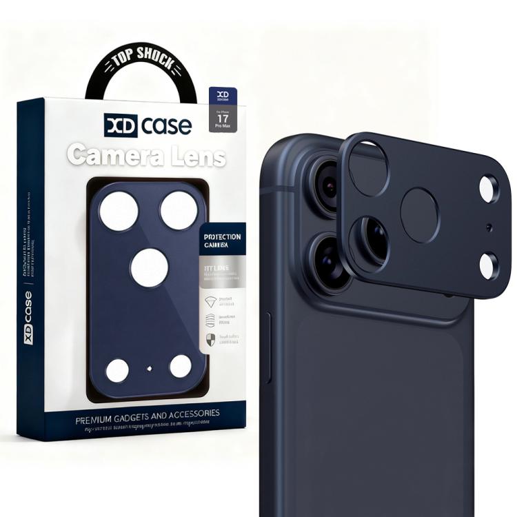 XDcase Miếng dán bảo vệ ống kính camera kim loại phẳng và rỗng, Dành cho iPhone 17 Pro Max, Dành cho iPhone 17 Pro