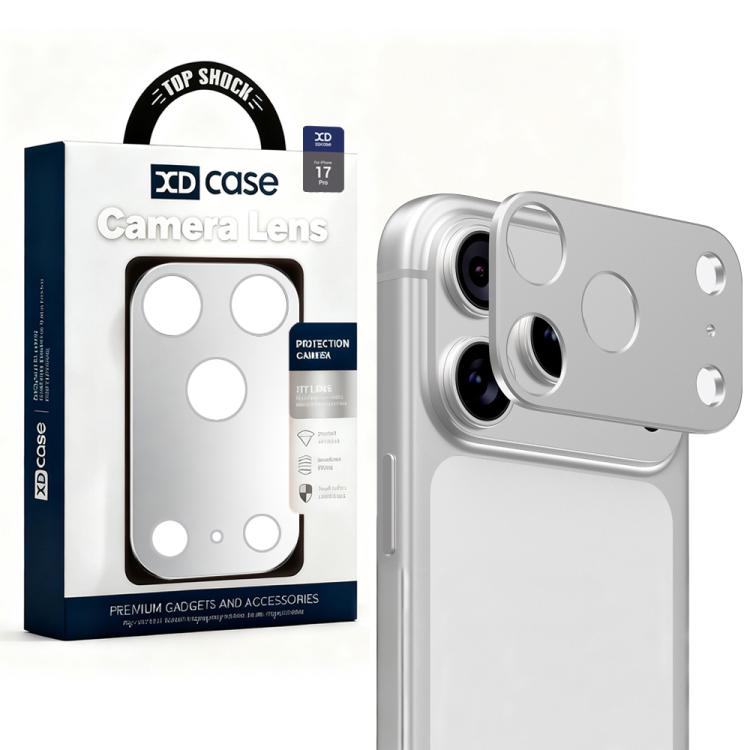 XDcase Miếng dán bảo vệ ống kính camera kim loại phẳng và rỗng, Dành cho iPhone 17 Pro Max, Dành cho iPhone 17 Pro