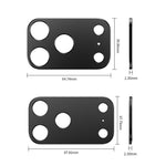 XDcase Miếng dán bảo vệ ống kính camera kim loại phẳng và rỗng, Dành cho iPhone 17 Pro Max, Dành cho iPhone 17 Pro