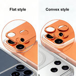 XDcase Miếng dán bảo vệ ống kính camera kim loại phẳng và rỗng, Dành cho iPhone 17