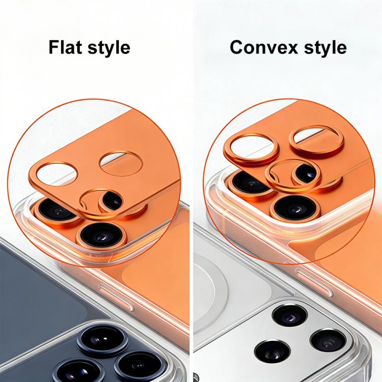 XDcase Miếng dán bảo vệ ống kính camera kim loại phẳng và rỗng, Dành cho iPhone 17