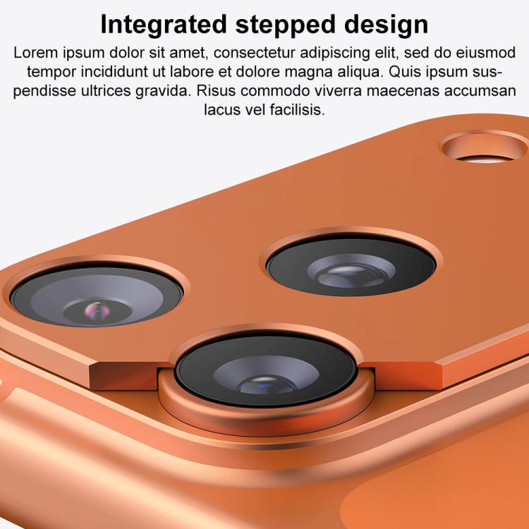 XDcase Miếng dán bảo vệ ống kính camera kim loại phẳng và rỗng, Dành cho iPhone 17