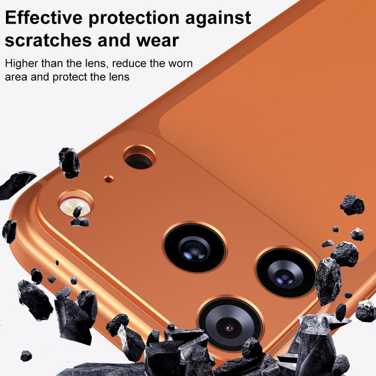 XDcase Miếng dán bảo vệ ống kính camera kim loại phẳng và rỗng, Dành cho iPhone 17