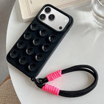 Ốp lưng điện thoại silicone có cốc hút đơn giản kèm dây đeo, dành cho iPhone 17 Pro Max, iPhone 17 Pro, iPhone 17, iPhone Air, iPhone 16 Pro Max, iPhone 16 Pro, iPhone 16 Plus, iPhone 16