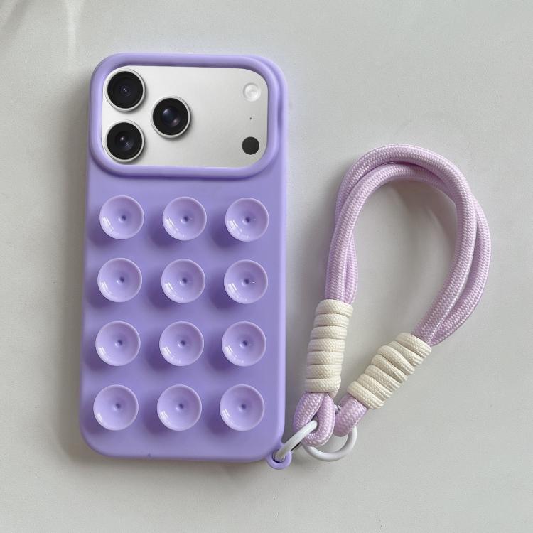 Ốp lưng điện thoại silicone có cốc hút đơn giản kèm dây đeo, dành cho iPhone 17 Pro Max, iPhone 17 Pro, iPhone 17, iPhone Air, iPhone 16 Pro Max, iPhone 16 Pro, iPhone 16 Plus, iPhone 16