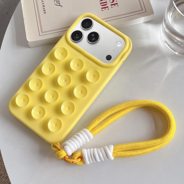 Ốp lưng điện thoại silicone có cốc hút đơn giản kèm dây đeo, dành cho iPhone 17 Pro Max, iPhone 17 Pro, iPhone 17, iPhone Air, iPhone 16 Pro Max, iPhone 16 Pro, iPhone 16 Plus, iPhone 16