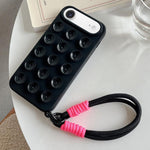 Ốp lưng điện thoại silicone có cốc hút đơn giản kèm dây đeo, dành cho iPhone 17 Pro Max, iPhone 17 Pro, iPhone 17, iPhone Air, iPhone 16 Pro Max, iPhone 16 Pro, iPhone 16 Plus, iPhone 16