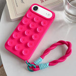 Ốp lưng điện thoại silicone có cốc hút đơn giản kèm dây đeo, dành cho iPhone 17 Pro Max, iPhone 17 Pro, iPhone 17, iPhone Air, iPhone 16 Pro Max, iPhone 16 Pro, iPhone 16 Plus, iPhone 16