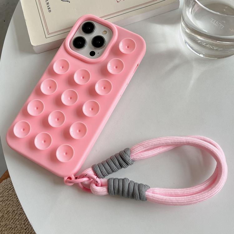 Ốp lưng điện thoại silicone có cốc hút đơn giản kèm dây đeo, dành cho iPhone 17 Pro Max, iPhone 17 Pro, iPhone 17, iPhone Air, iPhone 16 Pro Max, iPhone 16 Pro, iPhone 16 Plus, iPhone 16