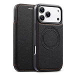 Ốp lưng điện thoại da thuần chay mỏng nhẹ có khe đựng thẻ từ tính ESEBLE, dành cho iPhone 17 Pro Max, iPhone 17 Pro, iPhone 17, iPhone Air
