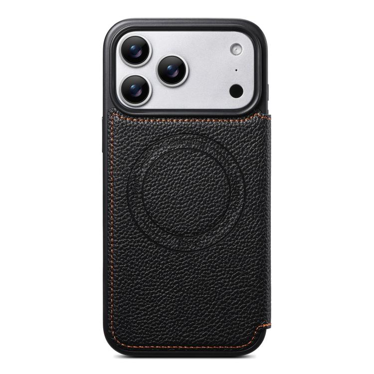 Ốp lưng điện thoại da thuần chay mỏng nhẹ có khe đựng thẻ từ tính ESEBLE, dành cho iPhone 17 Pro Max, iPhone 17 Pro, iPhone 17, iPhone Air