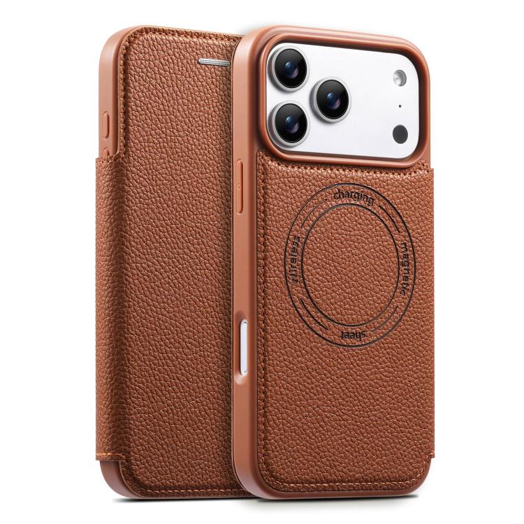 Ốp lưng điện thoại da thuần chay mỏng nhẹ có khe đựng thẻ từ tính ESEBLE, dành cho iPhone 17 Pro Max, iPhone 17 Pro, iPhone 17, iPhone Air