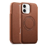 Ốp lưng điện thoại da thuần chay mỏng nhẹ có khe đựng thẻ từ tính ESEBLE, dành cho iPhone 17 Pro Max, iPhone 17 Pro, iPhone 17, iPhone Air