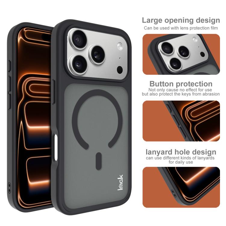 Ốp lưng điện thoại chống sốc từ tính imak UX-9C Series làm từ PC + TPU, dành cho iPhone 17 Pro Max, iPhone 17 Pro