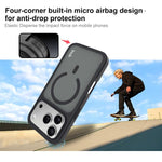 Ốp lưng điện thoại chống sốc từ tính imak UX-9C Series làm từ PC + TPU, dành cho iPhone 17 Pro Max, iPhone 17 Pro