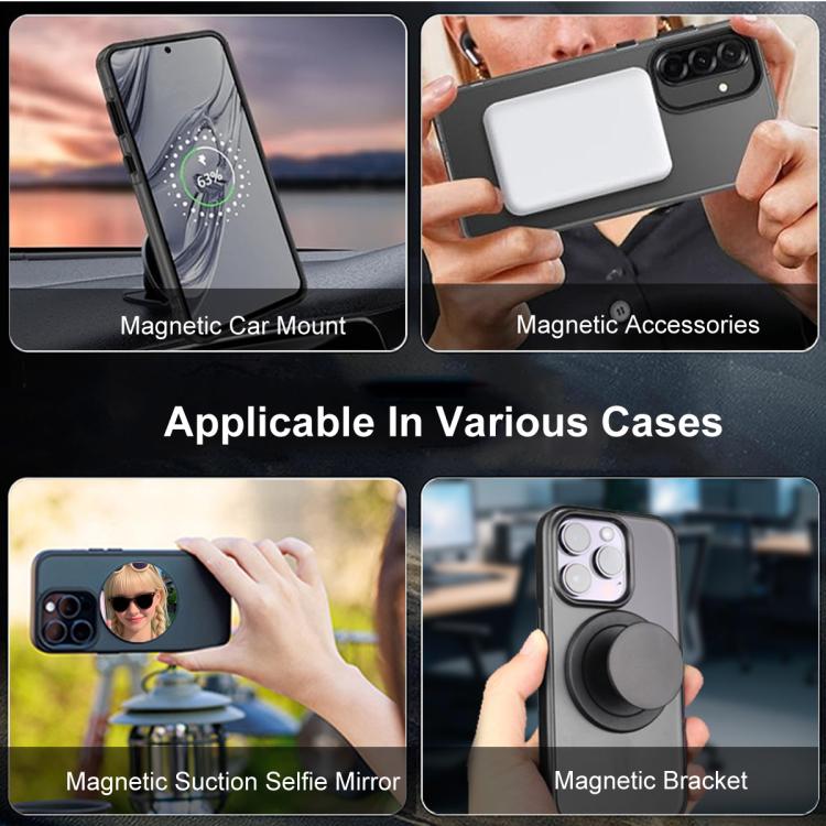 Ốp lưng điện thoại chống sốc từ tính imak UX-9C Series làm từ PC + TPU, dành cho iPhone 17 Pro Max, iPhone 17 Pro