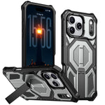 Ốp lưng điện thoại chống sốc từ tính có giá đỡ kim loại ẩn, dành cho iPhone 17 Pro Max, iPhone 17 Pro, iPhone 17, iPhone Air, iPhone 16 Pro Max, iPhone 16 Pro, iPhone 16 Plus, iPhone 16