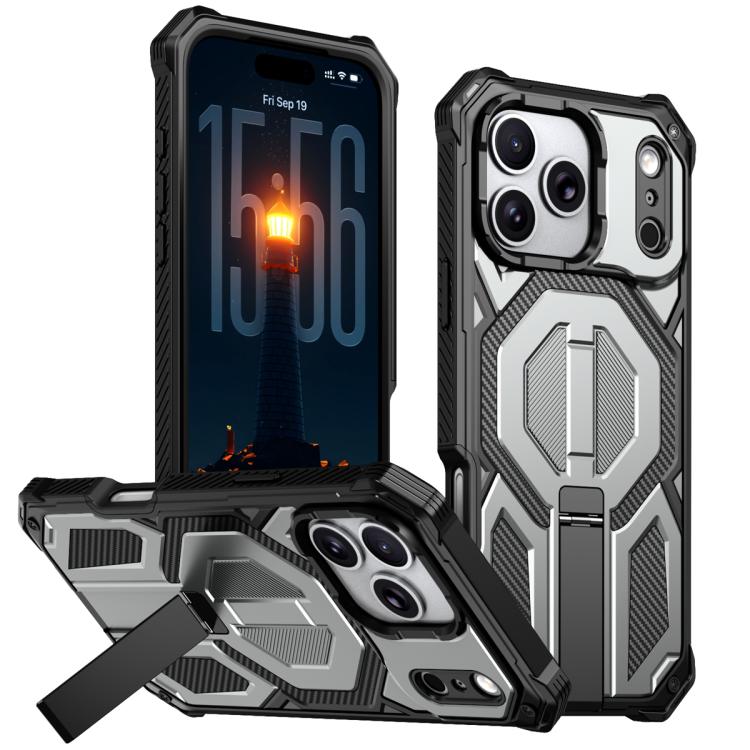 Ốp lưng điện thoại chống sốc từ tính có giá đỡ kim loại ẩn, dành cho iPhone 17 Pro Max, iPhone 17 Pro, iPhone 17, iPhone Air, iPhone 16 Pro Max, iPhone 16 Pro, iPhone 16 Plus, iPhone 16