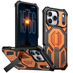 Ốp lưng điện thoại chống sốc từ tính có giá đỡ kim loại ẩn, dành cho iPhone 17 Pro Max, iPhone 17 Pro, iPhone 17, iPhone Air, iPhone 16 Pro Max, iPhone 16 Pro, iPhone 16 Plus, iPhone 16