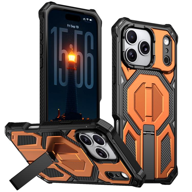 Ốp lưng điện thoại chống sốc từ tính có giá đỡ kim loại ẩn, dành cho iPhone 17 Pro Max, iPhone 17 Pro, iPhone 17, iPhone Air, iPhone 16 Pro Max, iPhone 16 Pro, iPhone 16 Plus, iPhone 16