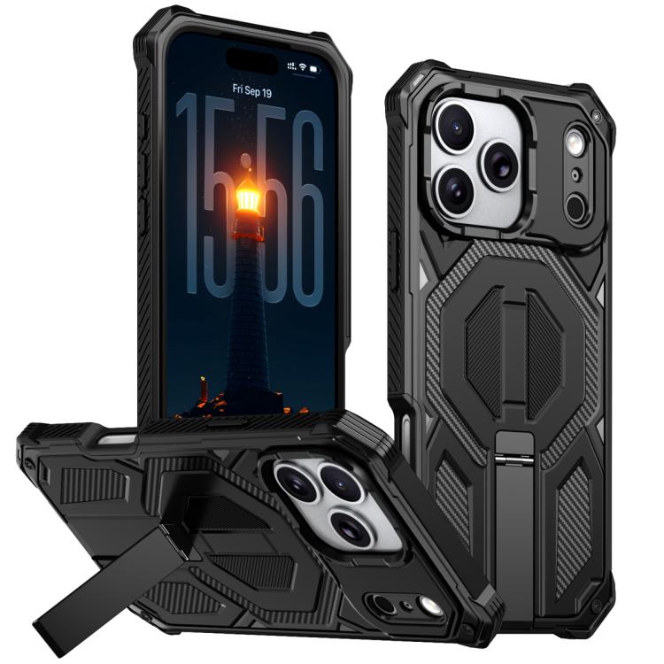 Ốp lưng điện thoại chống sốc từ tính có giá đỡ kim loại ẩn, dành cho iPhone 17 Pro Max, iPhone 17 Pro, iPhone 17, iPhone Air, iPhone 16 Pro Max, iPhone 16 Pro, iPhone 16 Plus, iPhone 16