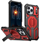 Ốp lưng điện thoại chống sốc từ tính có giá đỡ kim loại ẩn, dành cho iPhone 17 Pro Max, iPhone 17 Pro, iPhone 17, iPhone Air, iPhone 16 Pro Max, iPhone 16 Pro, iPhone 16 Plus, iPhone 16