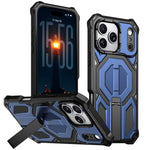 Ốp lưng điện thoại chống sốc từ tính có giá đỡ kim loại ẩn, dành cho iPhone 17 Pro Max, iPhone 17 Pro, iPhone 17, iPhone Air, iPhone 16 Pro Max, iPhone 16 Pro, iPhone 16 Plus, iPhone 16