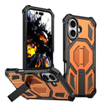 Ốp lưng điện thoại chống sốc từ tính có giá đỡ kim loại ẩn, dành cho iPhone 17 Pro Max, iPhone 17 Pro, iPhone 17, iPhone Air, iPhone 16 Pro Max, iPhone 16 Pro, iPhone 16 Plus, iPhone 16