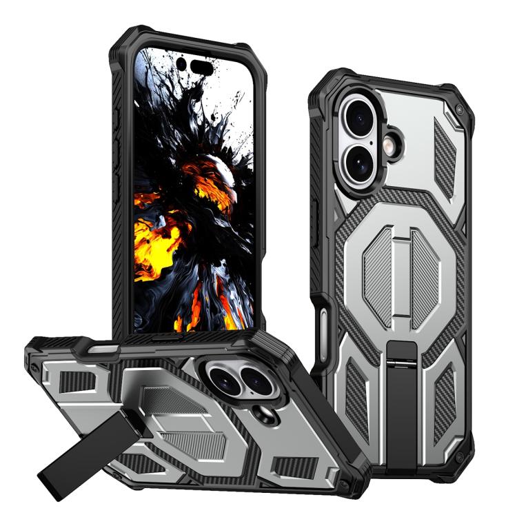 Ốp lưng điện thoại chống sốc từ tính có giá đỡ kim loại ẩn, dành cho iPhone 17 Pro Max, iPhone 17 Pro, iPhone 17, iPhone Air, iPhone 16 Pro Max, iPhone 16 Pro, iPhone 16 Plus, iPhone 16