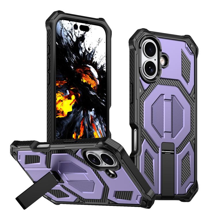 Ốp lưng điện thoại chống sốc từ tính có giá đỡ kim loại ẩn, dành cho iPhone 17 Pro Max, iPhone 17 Pro, iPhone 17, iPhone Air, iPhone 16 Pro Max, iPhone 16 Pro, iPhone 16 Plus, iPhone 16