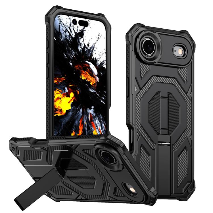 Ốp lưng điện thoại chống sốc từ tính có giá đỡ kim loại ẩn, dành cho iPhone 17 Pro Max, iPhone 17 Pro, iPhone 17, iPhone Air, iPhone 16 Pro Max, iPhone 16 Pro, iPhone 16 Plus, iPhone 16