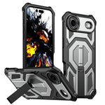 Ốp lưng điện thoại chống sốc từ tính có giá đỡ kim loại ẩn, dành cho iPhone 17 Pro Max, iPhone 17 Pro, iPhone 17, iPhone Air, iPhone 16 Pro Max, iPhone 16 Pro, iPhone 16 Plus, iPhone 16