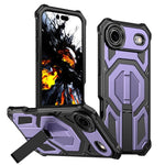 Ốp lưng điện thoại chống sốc từ tính có giá đỡ kim loại ẩn, dành cho iPhone 17 Pro Max, iPhone 17 Pro, iPhone 17, iPhone Air, iPhone 16 Pro Max, iPhone 16 Pro, iPhone 16 Plus, iPhone 16