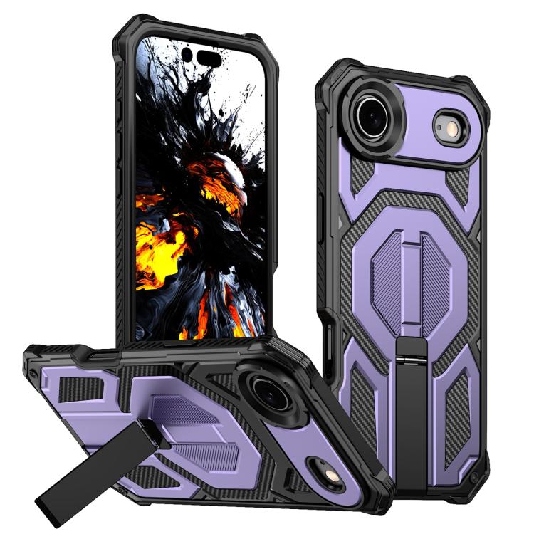 Ốp lưng điện thoại chống sốc từ tính có giá đỡ kim loại ẩn, dành cho iPhone 17 Pro Max, iPhone 17 Pro, iPhone 17, iPhone Air, iPhone 16 Pro Max, iPhone 16 Pro, iPhone 16 Plus, iPhone 16