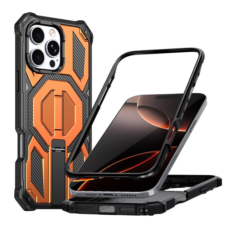 Ốp lưng điện thoại chống sốc từ tính có giá đỡ kim loại ẩn, dành cho iPhone 17 Pro Max, iPhone 17 Pro, iPhone 17, iPhone Air, iPhone 16 Pro Max, iPhone 16 Pro, iPhone 16 Plus, iPhone 16