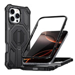 Ốp lưng điện thoại chống sốc từ tính có giá đỡ kim loại ẩn, dành cho iPhone 17 Pro Max, iPhone 17 Pro, iPhone 17, iPhone Air, iPhone 16 Pro Max, iPhone 16 Pro, iPhone 16 Plus, iPhone 16