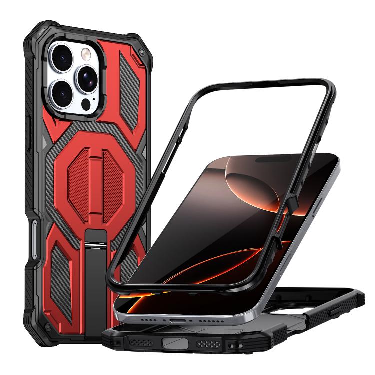 Ốp lưng điện thoại chống sốc từ tính có giá đỡ kim loại ẩn, dành cho iPhone 17 Pro Max, iPhone 17 Pro, iPhone 17, iPhone Air, iPhone 16 Pro Max, iPhone 16 Pro, iPhone 16 Plus, iPhone 16