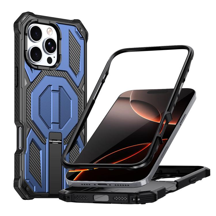 Ốp lưng điện thoại chống sốc từ tính có giá đỡ kim loại ẩn, dành cho iPhone 17 Pro Max, iPhone 17 Pro, iPhone 17, iPhone Air, iPhone 16 Pro Max, iPhone 16 Pro, iPhone 16 Plus, iPhone 16